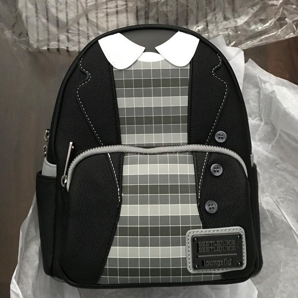 NEW Loungefly Warner Brothers Beetlejuice 2 Mini Backpack Lydia Deetz Cosplay